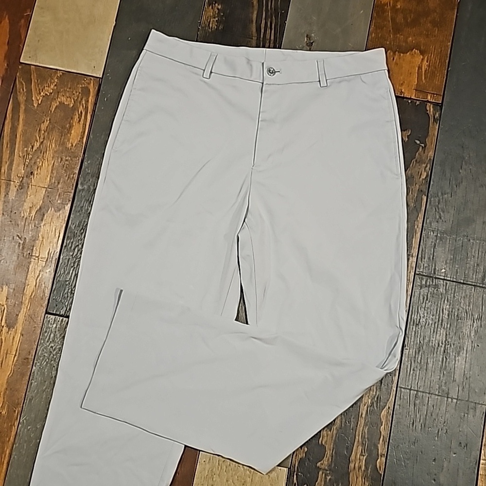 💥SLAZENGER light gray golf pants sz 34 x‎ 30